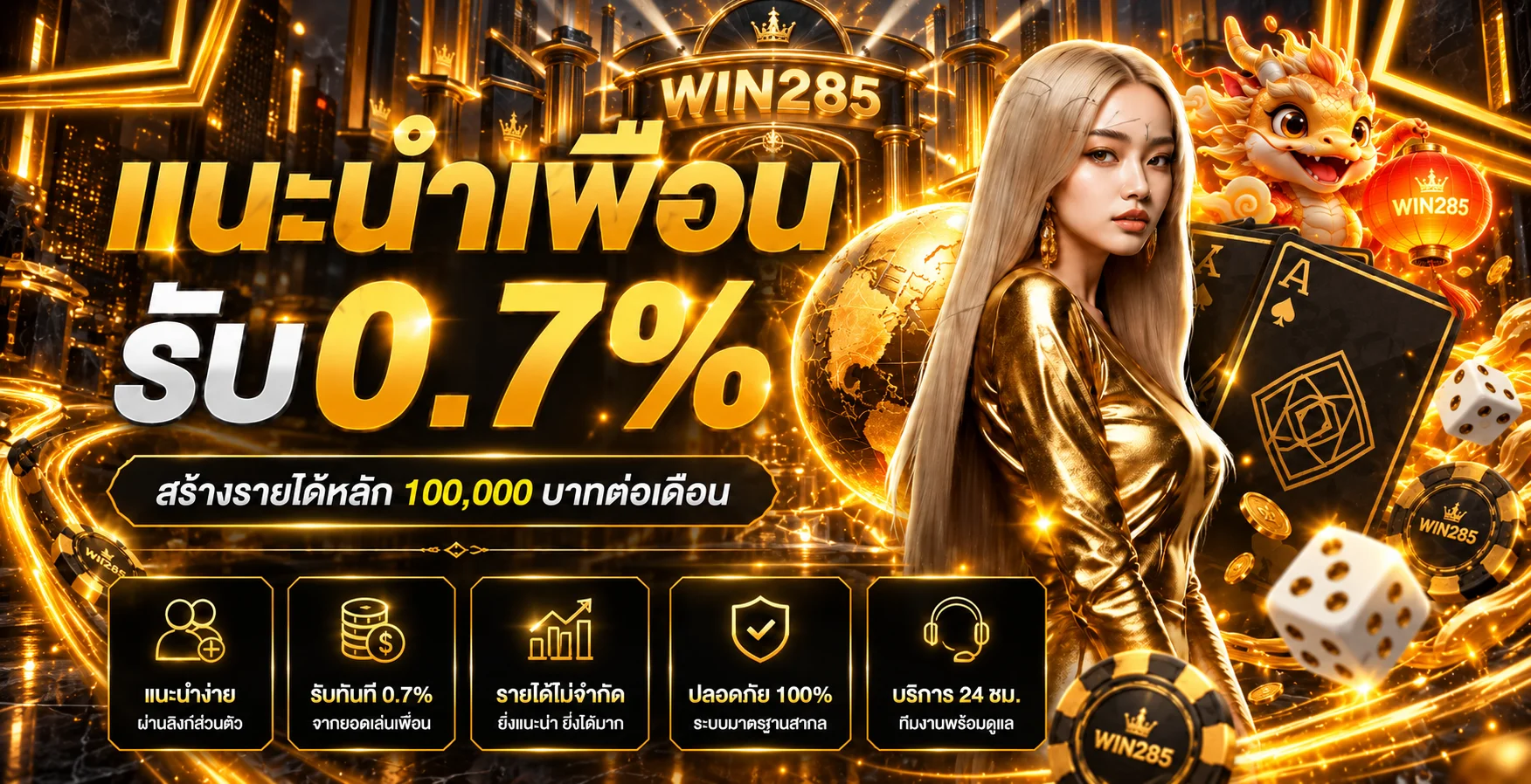 WIN285 เว็บตรง ทางเข้า สล็อต คาสิโน สมัครง่าย